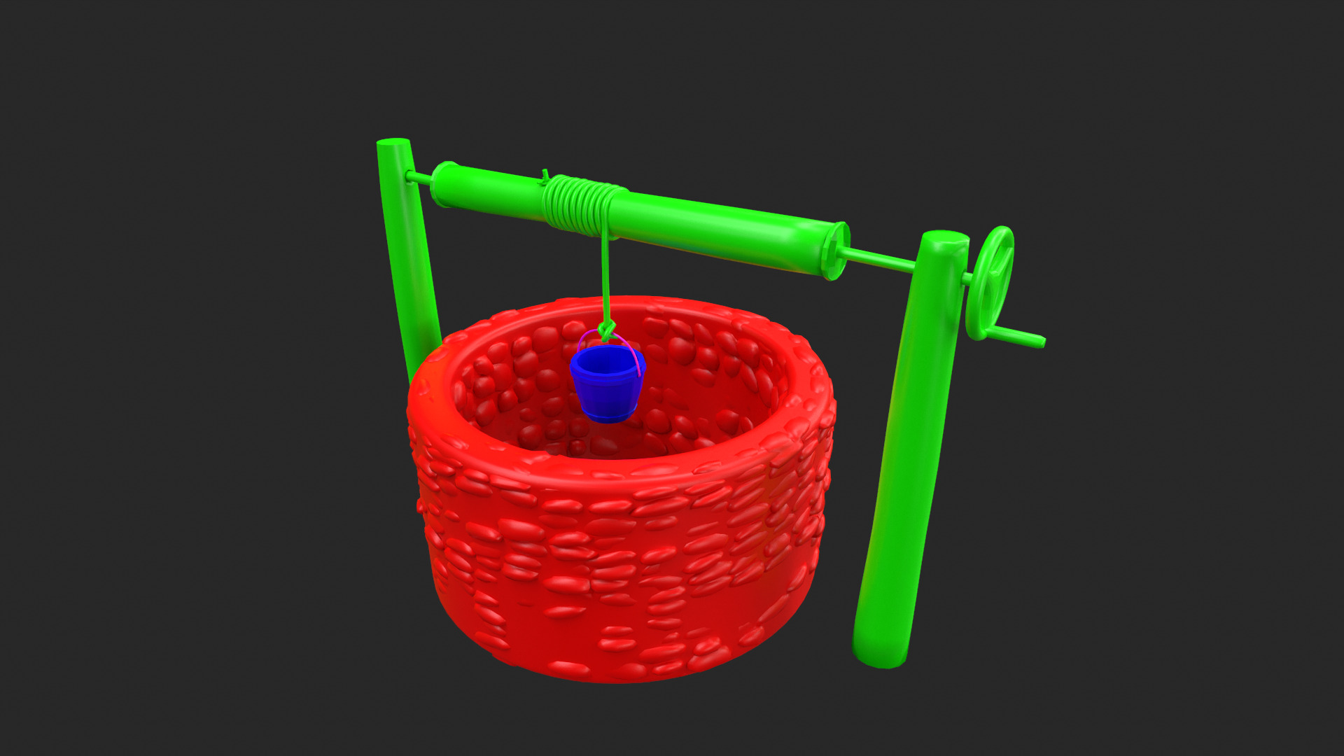 Water well 3D model_2