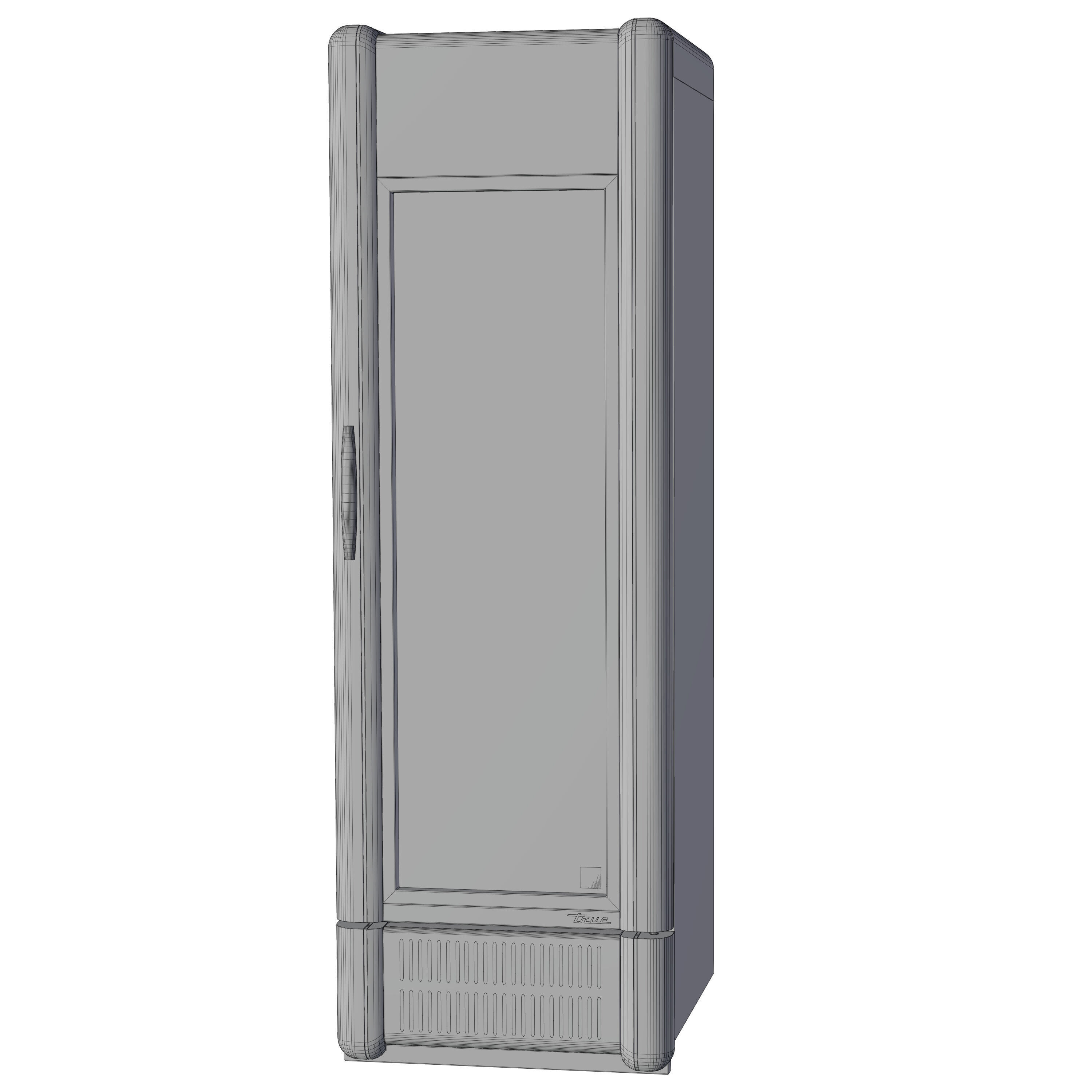 True GDM-Retro Vintage Unit Merchandiser 3D model_6