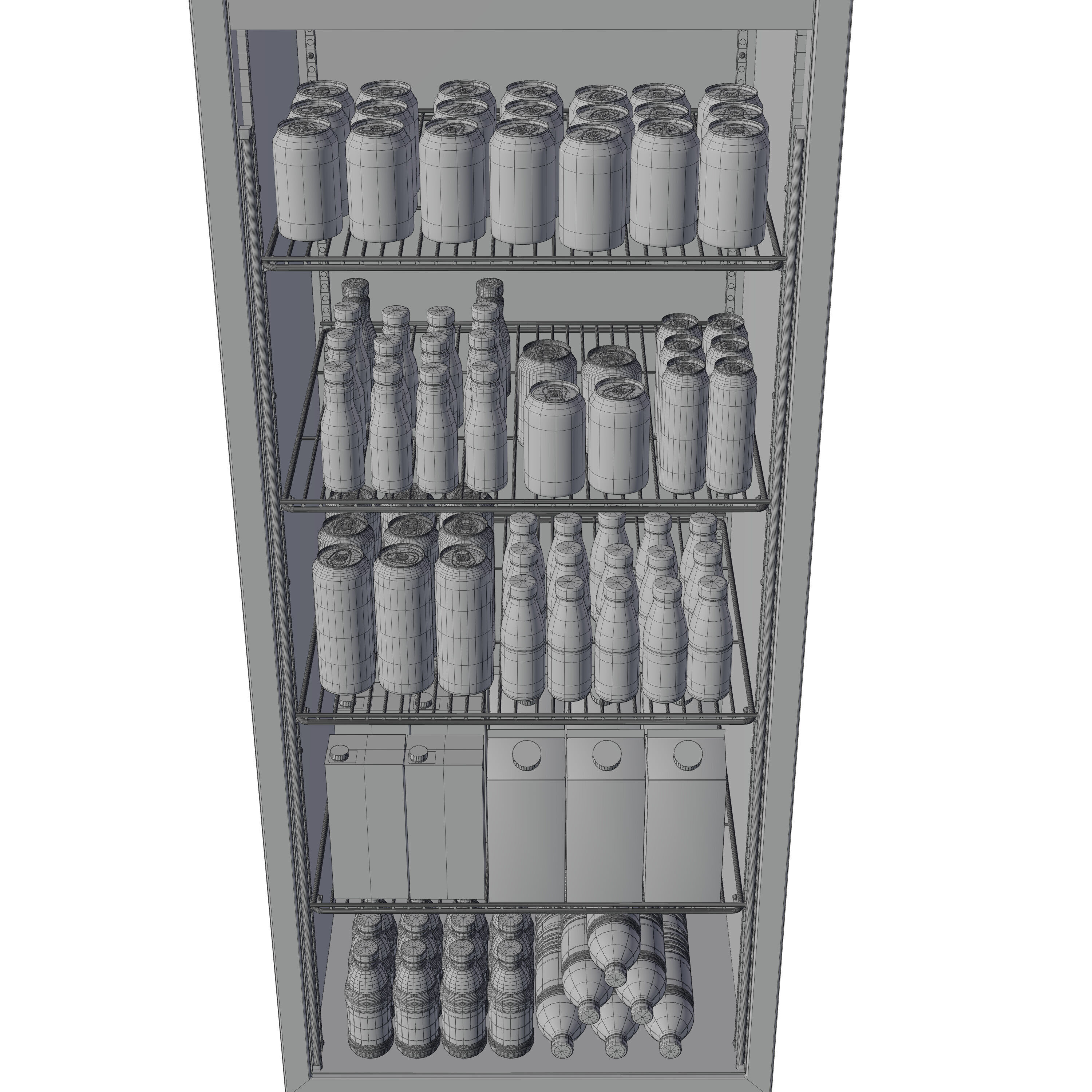 True GDM-Retro Vintage Unit Merchandiser 3D model_7