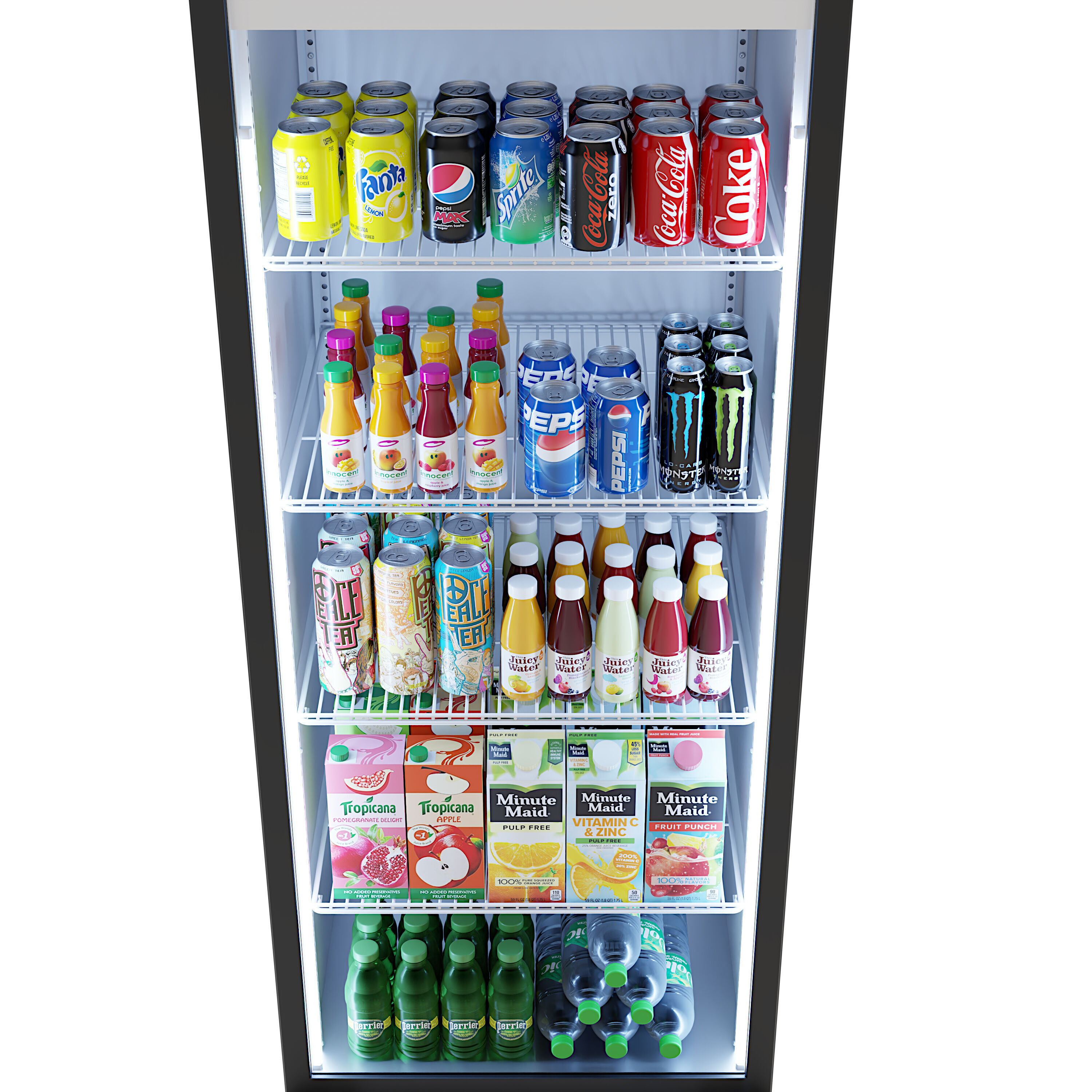 True GDM-Retro Vintage Unit Merchandiser 3D model_4