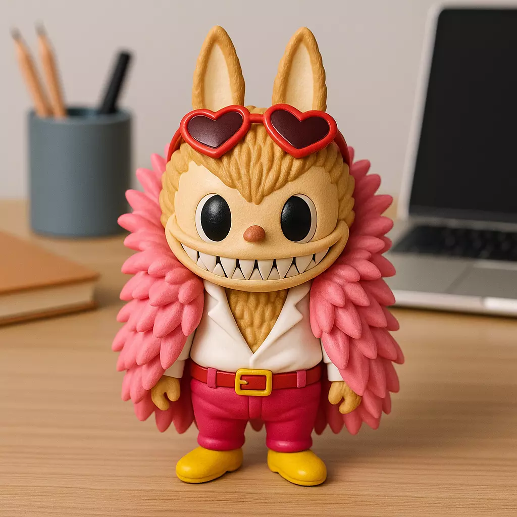 Labubu - Donquixote Doflamingo statue - 3D print 3D print model_0