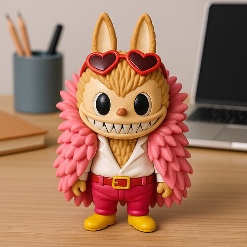 Labubu - Donquixote Doflamingo statue - 3D print 3D print model