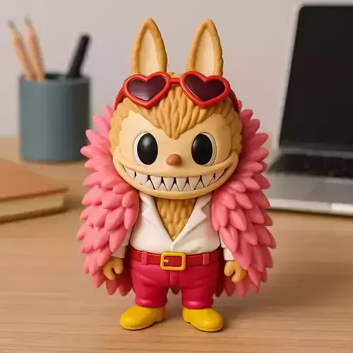 Labubu - Donquixote Doflamingo statue - 3D print