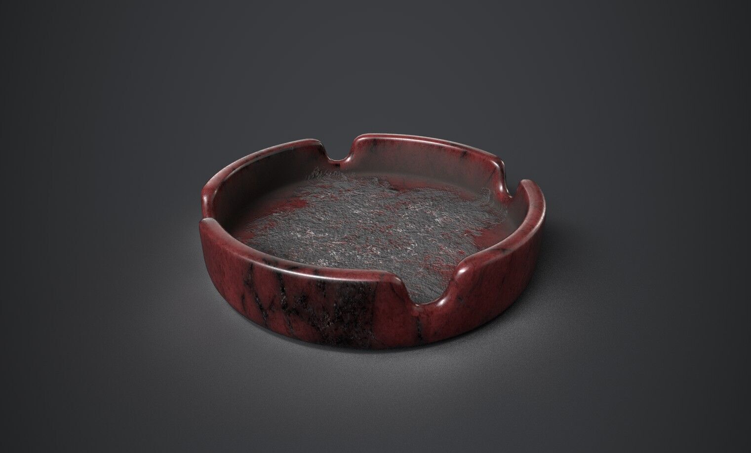 Cigarette and Ashtray 3D Model Set Low-poly 3D model_4