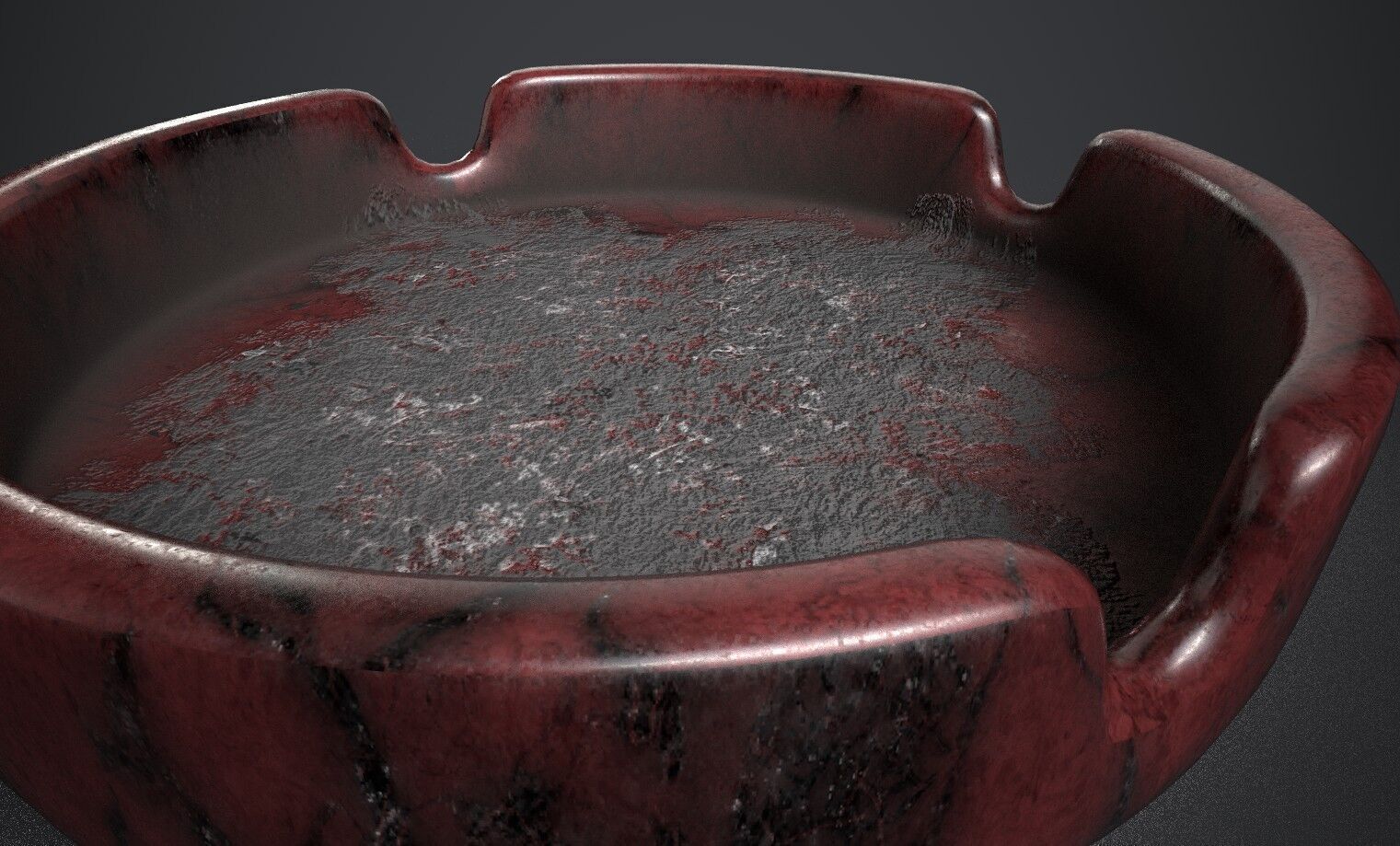 Cigarette and Ashtray 3D Model Set Low-poly 3D model_5