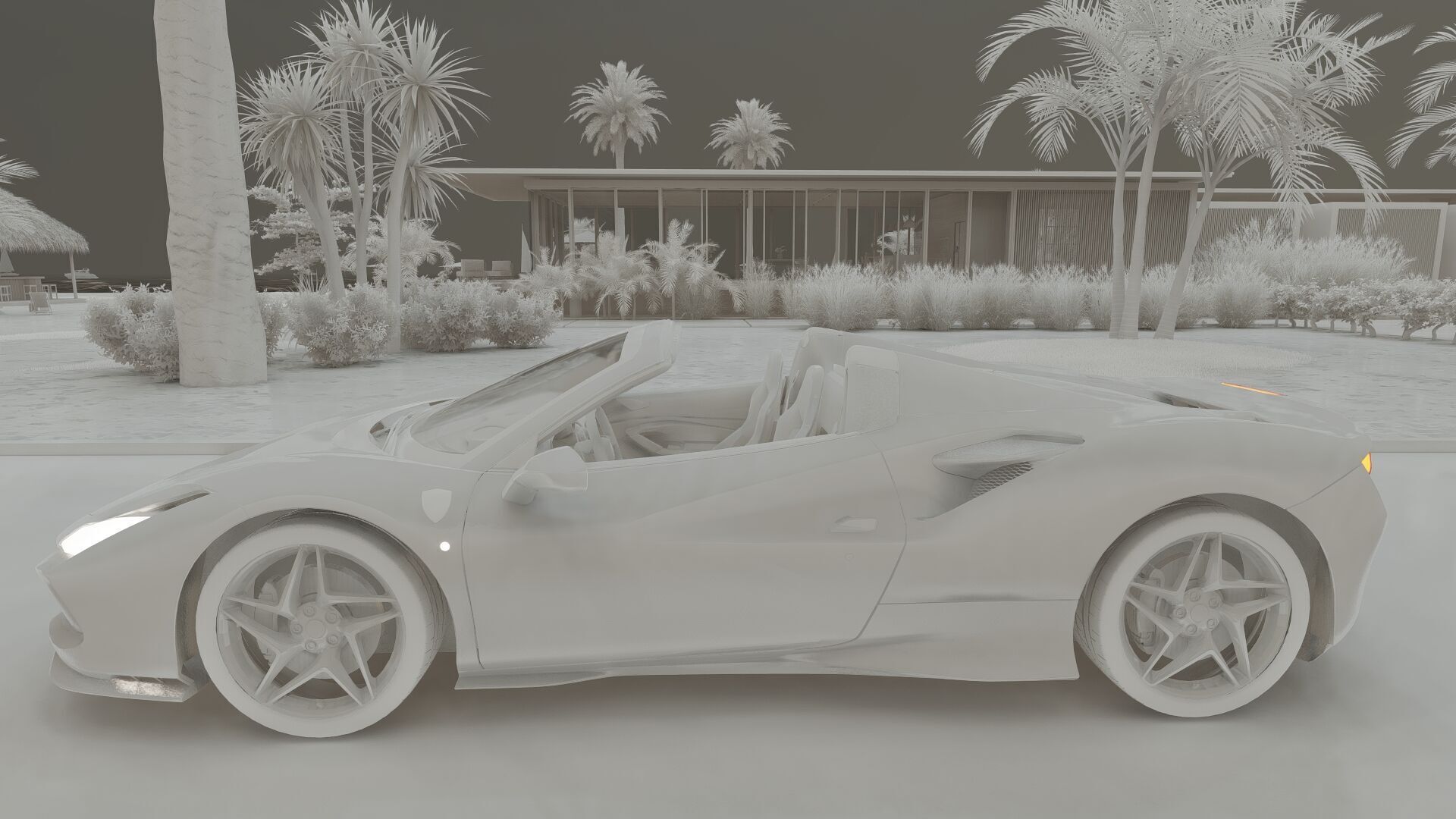 Ferrari F8 Spider 3D model_36