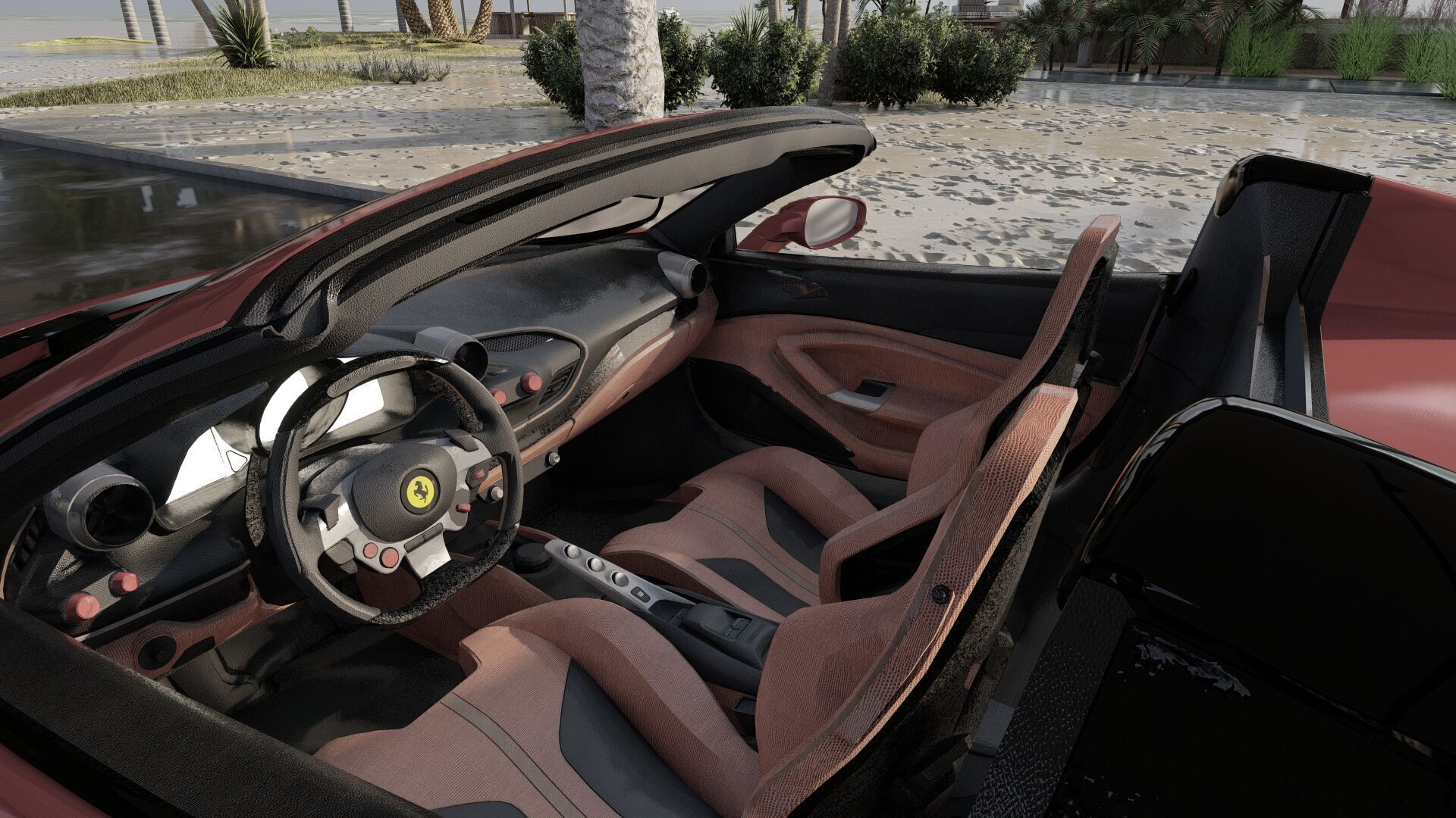Ferrari F8 Spider 3D model_23