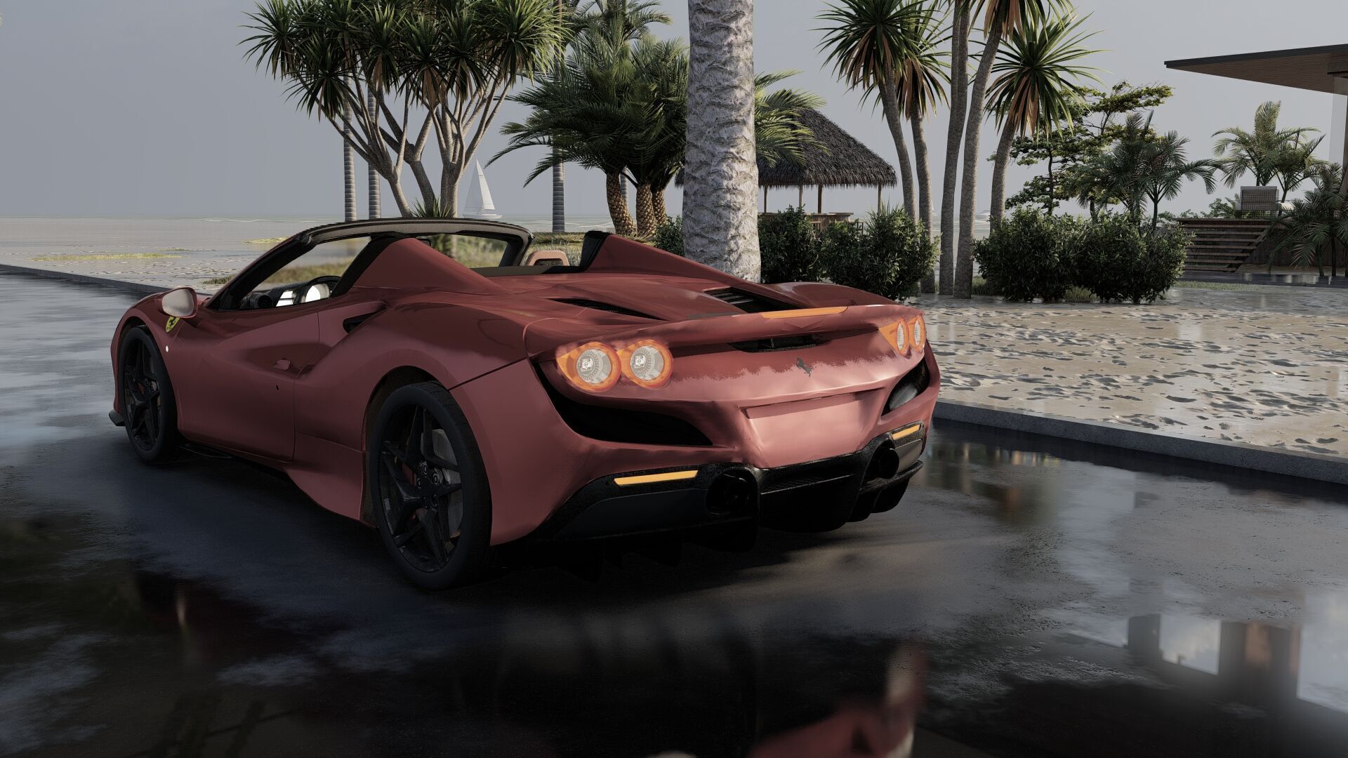 Ferrari F8 Spider 3D model_10