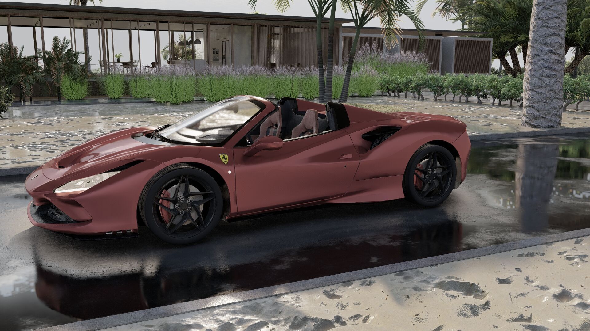 Ferrari F8 Spider 3D model_8