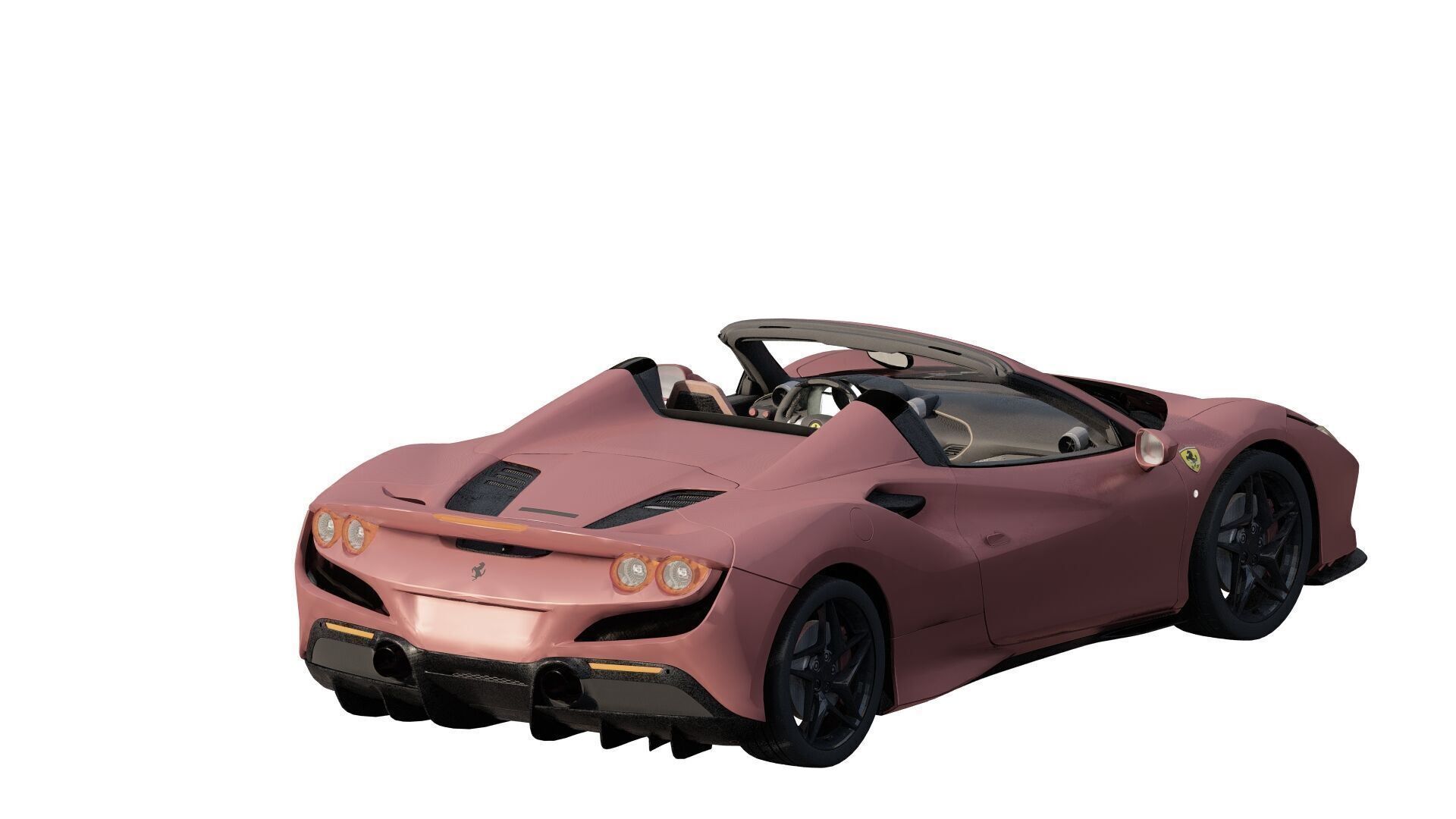 Ferrari F8 Spider 3D model_3