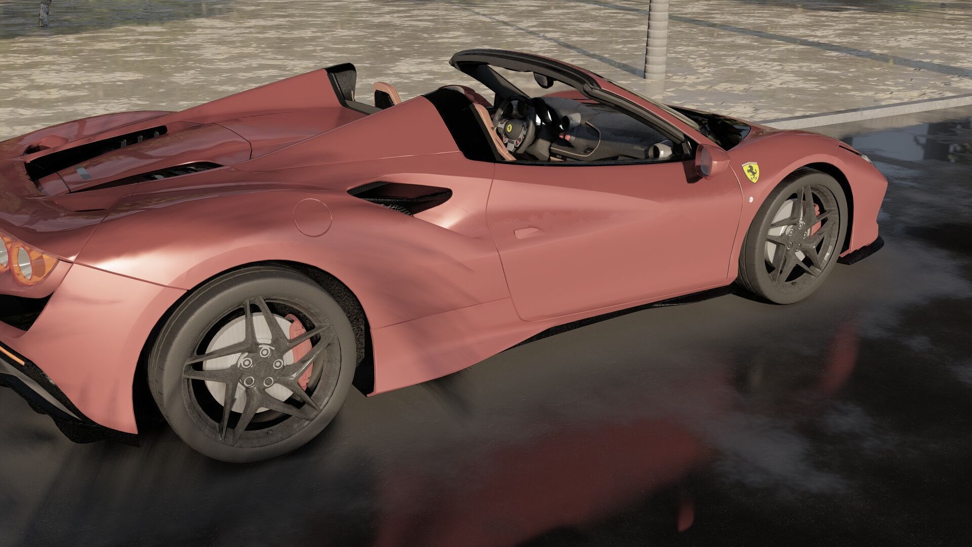 Ferrari F8 Spider 3D model_12