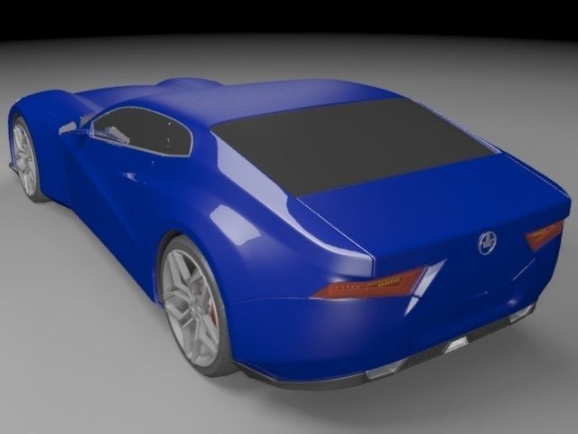 Elegant sport car design 2016 3D model_6