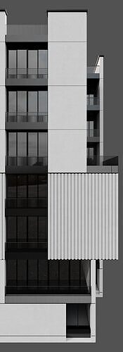 RESIDENTIAL BUILDING NO60 A 3D model 5