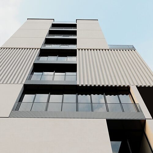 RESIDENTIAL BUILDING NO60 A 3D model 4