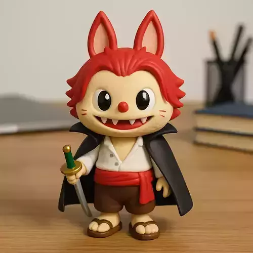 Labubu - Shanks Onepiece statue - 3D print 3D print model