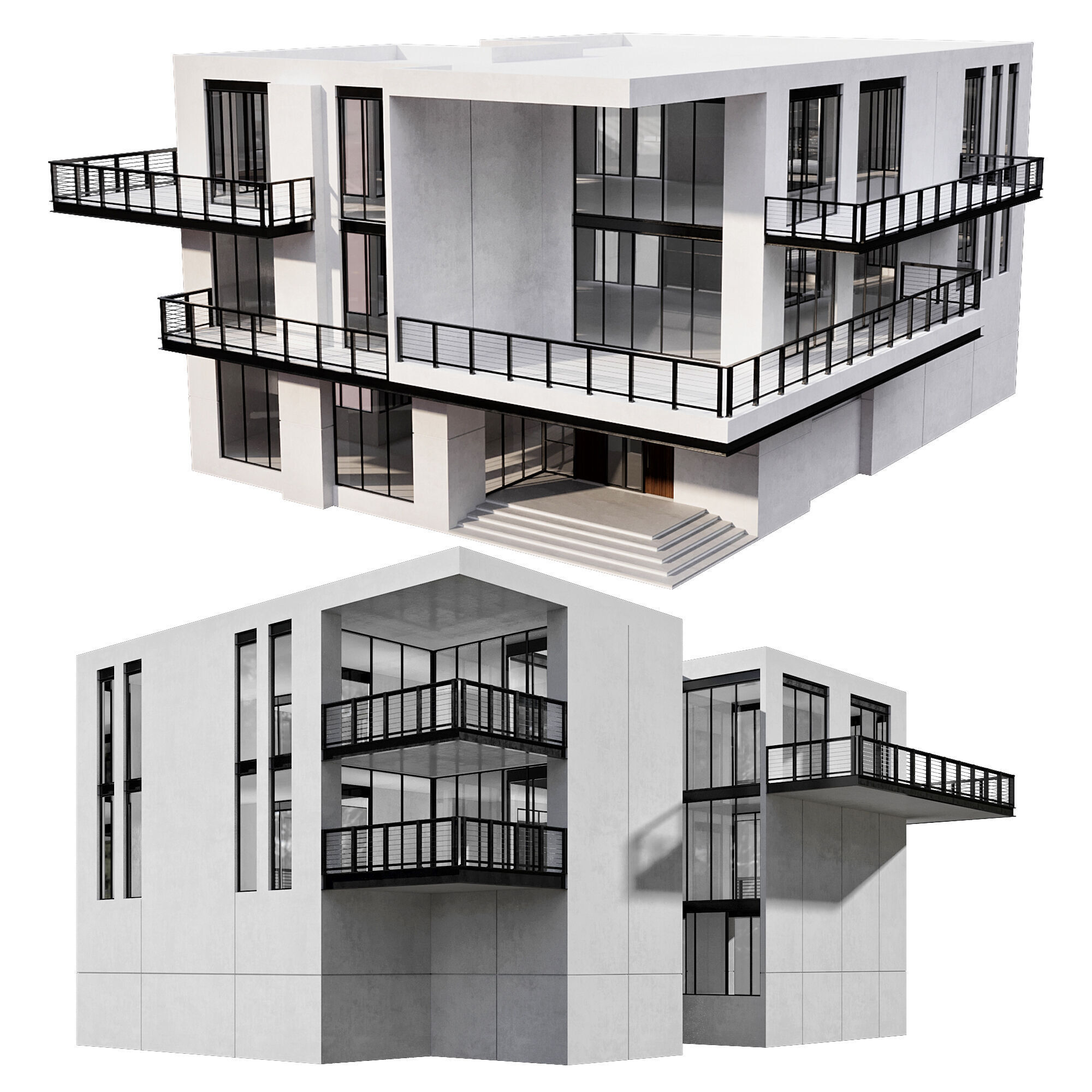 RESIDENTIAL BUILDING NO50 A 3D model_5