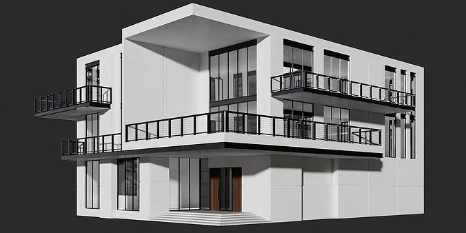 RESIDENTIAL BUILDING NO50 A 3D model