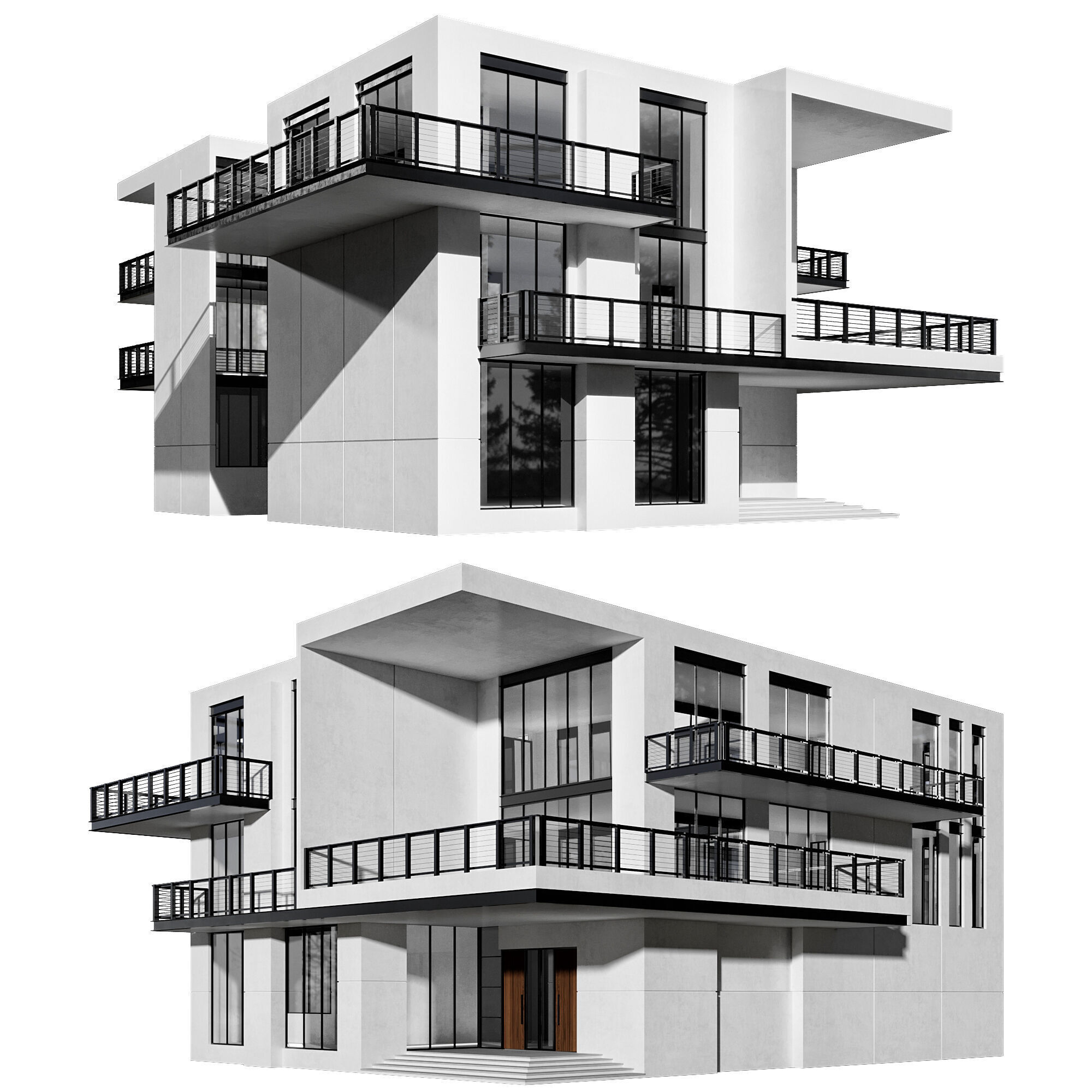 RESIDENTIAL BUILDING NO50 A 3D model_1