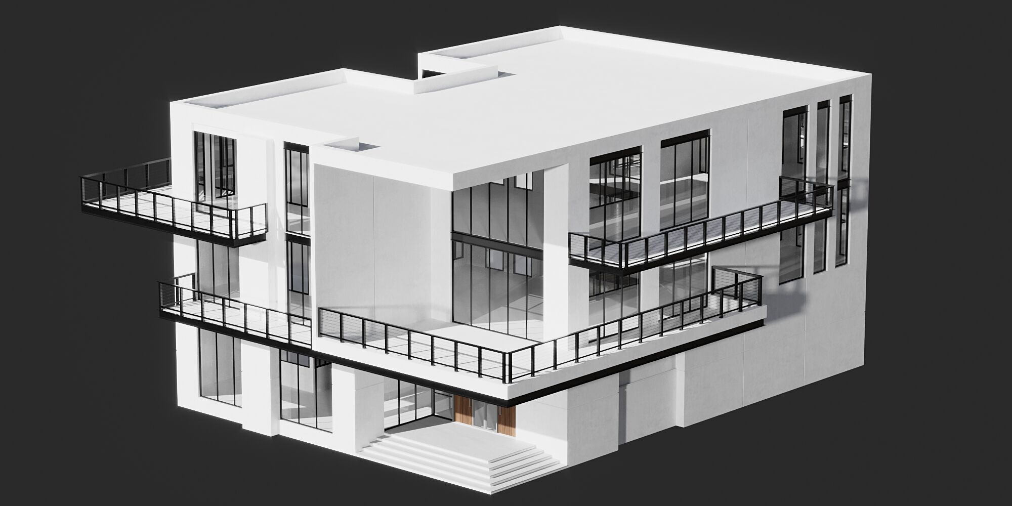 RESIDENTIAL BUILDING NO50 A 3D model_7