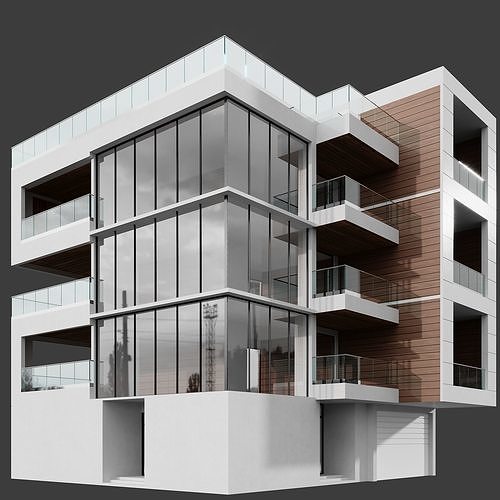 RESIDENTIAL BUILDING NO48  A 3D model 4