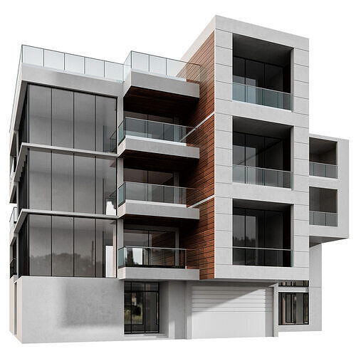 RESIDENTIAL BUILDING NO48  A 3D model 3