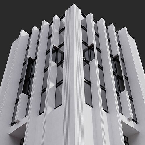 RESIDENTIAL BUILDING NO46 A 3D model 4