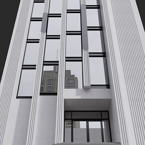 RESIDENTIAL BUILDING NO46 A 3D model 6