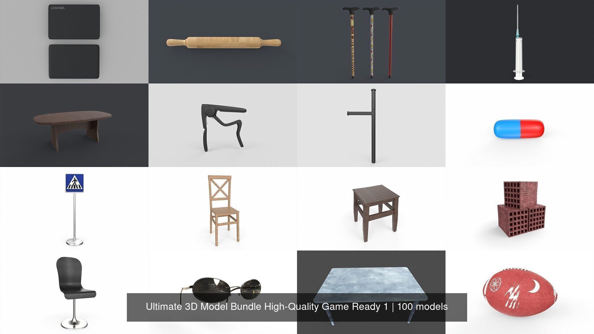 Ultimate 3D Model Bundle High-Quality Game Ready 1 3D Model Collection_15
