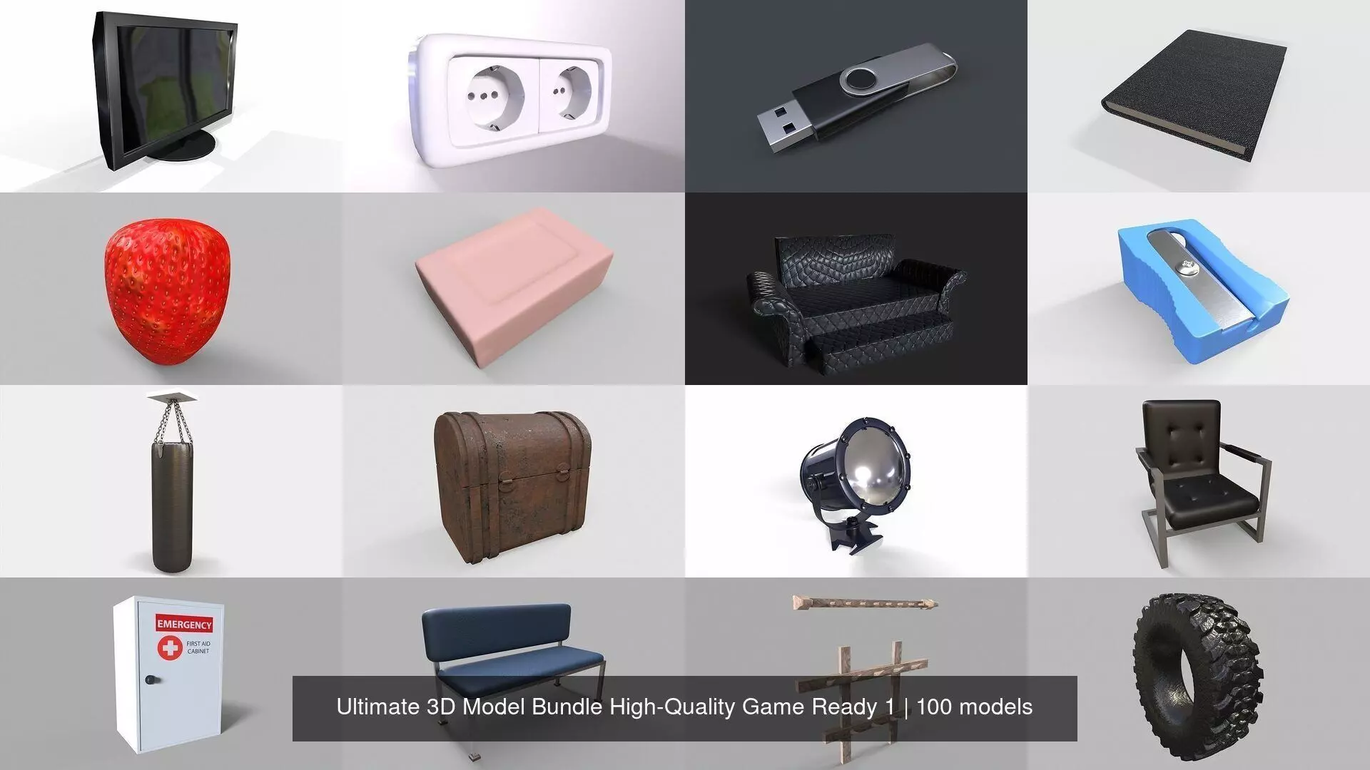 Ultimate 3D Model Bundle High-Quality Game Ready 1 3D Model Collection_0