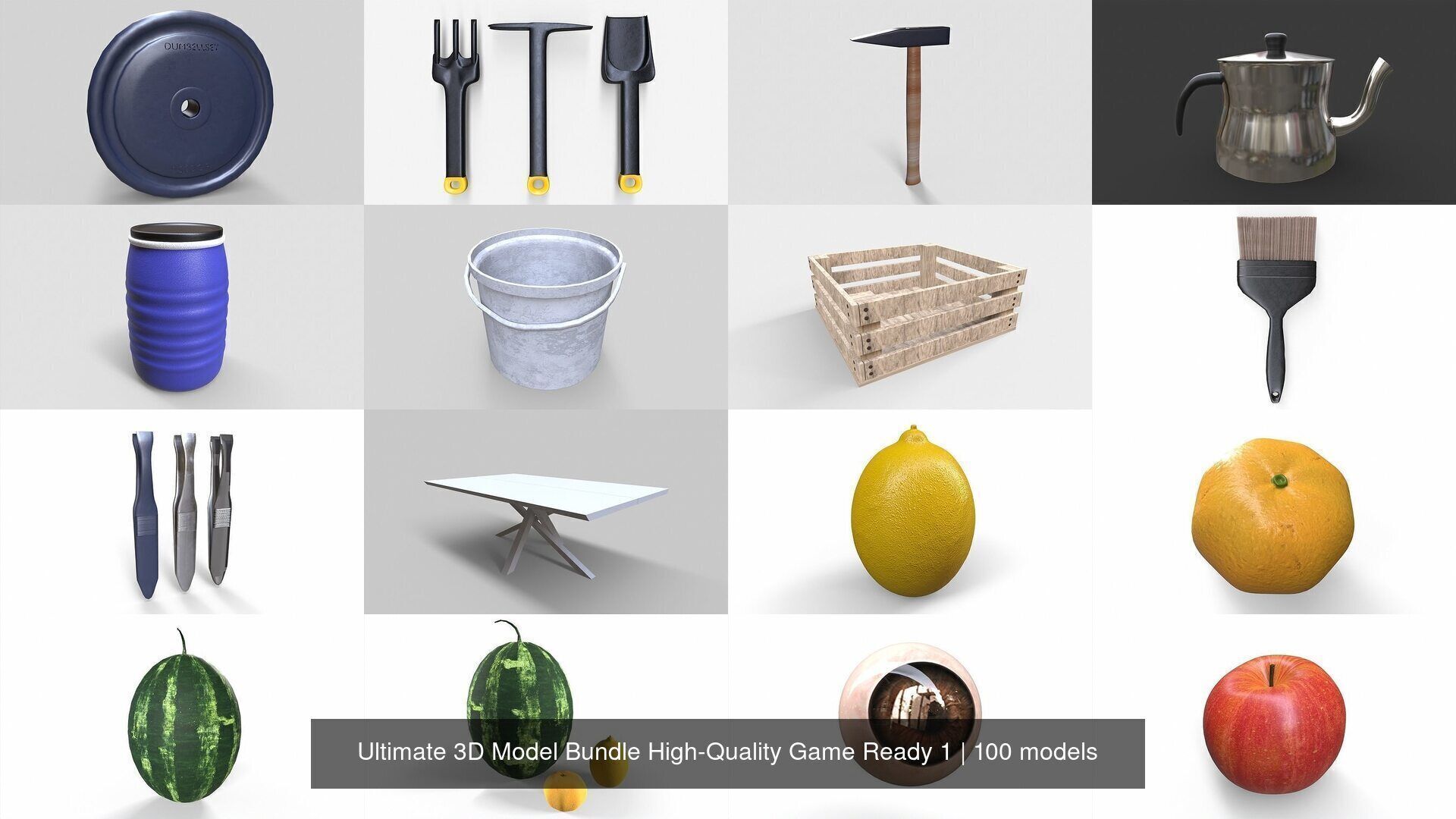 Ultimate 3D Model Bundle High-Quality Game Ready 1 3D Model Collection_7