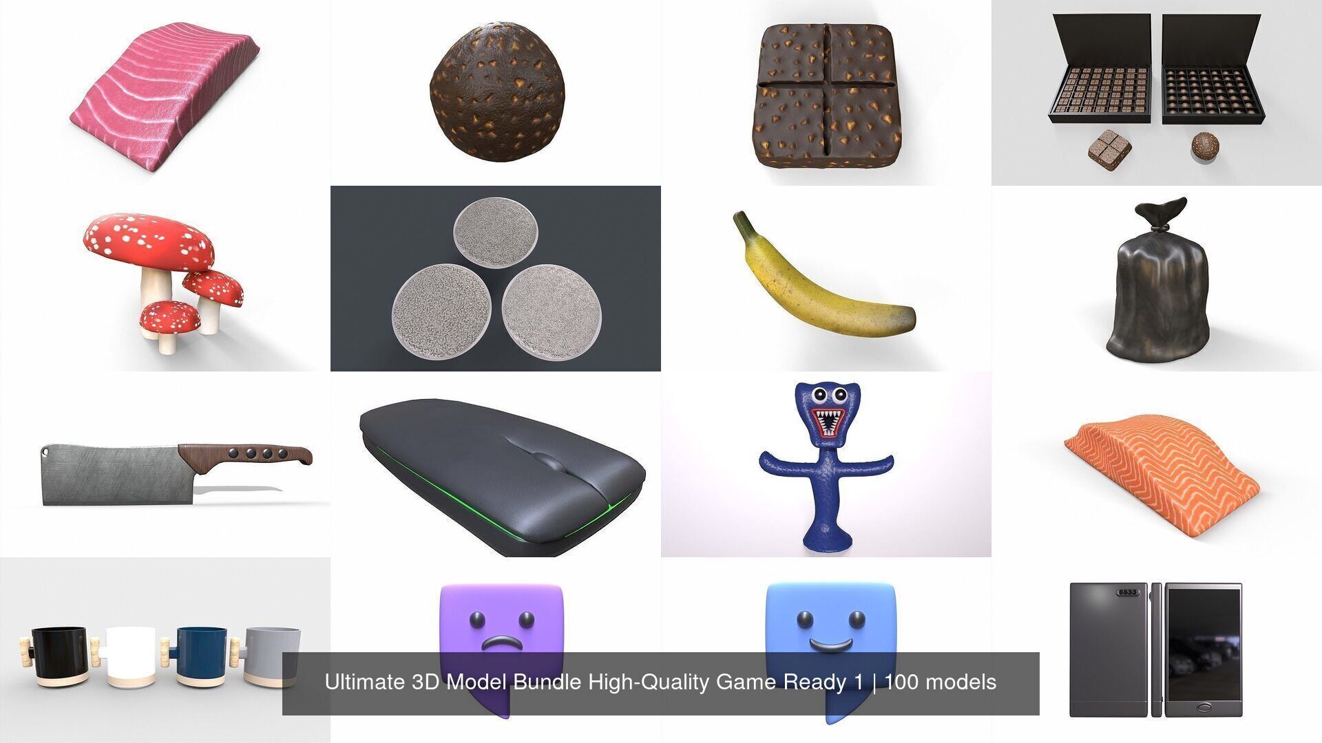 Ultimate 3D Model Bundle High-Quality Game Ready 1 3D Model Collection_9