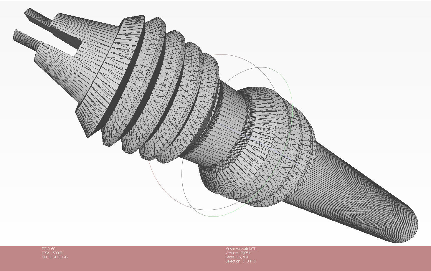 German DM51 hand grenade assembly printable moulage 3D model_32