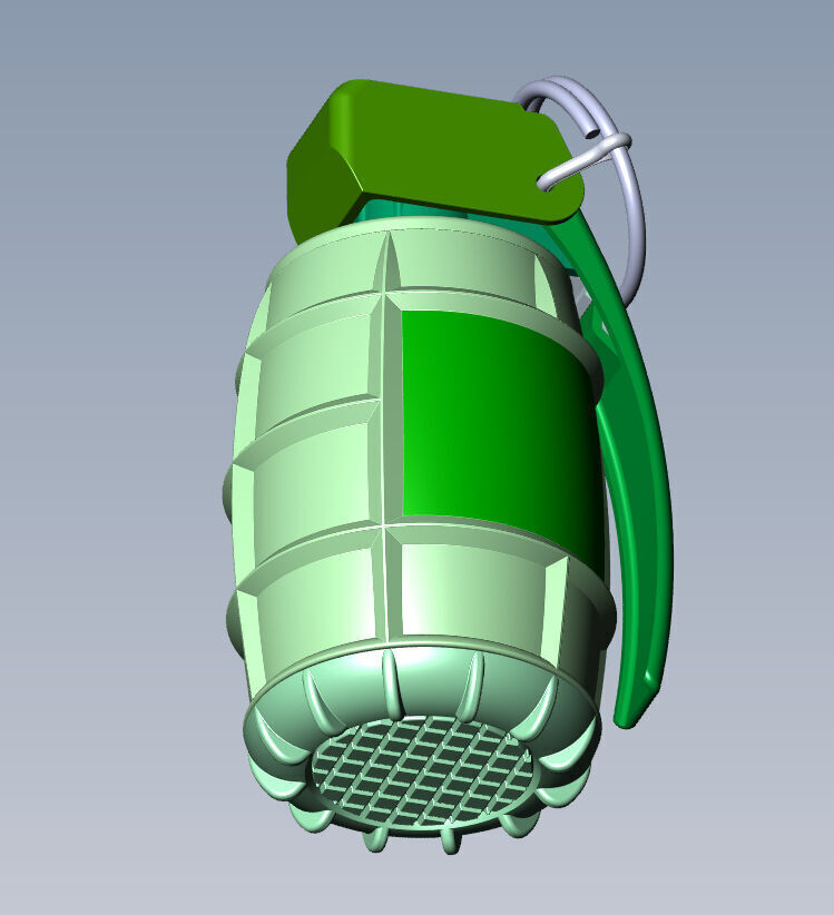 German DM51 hand grenade assembly printable moulage 3D model_6