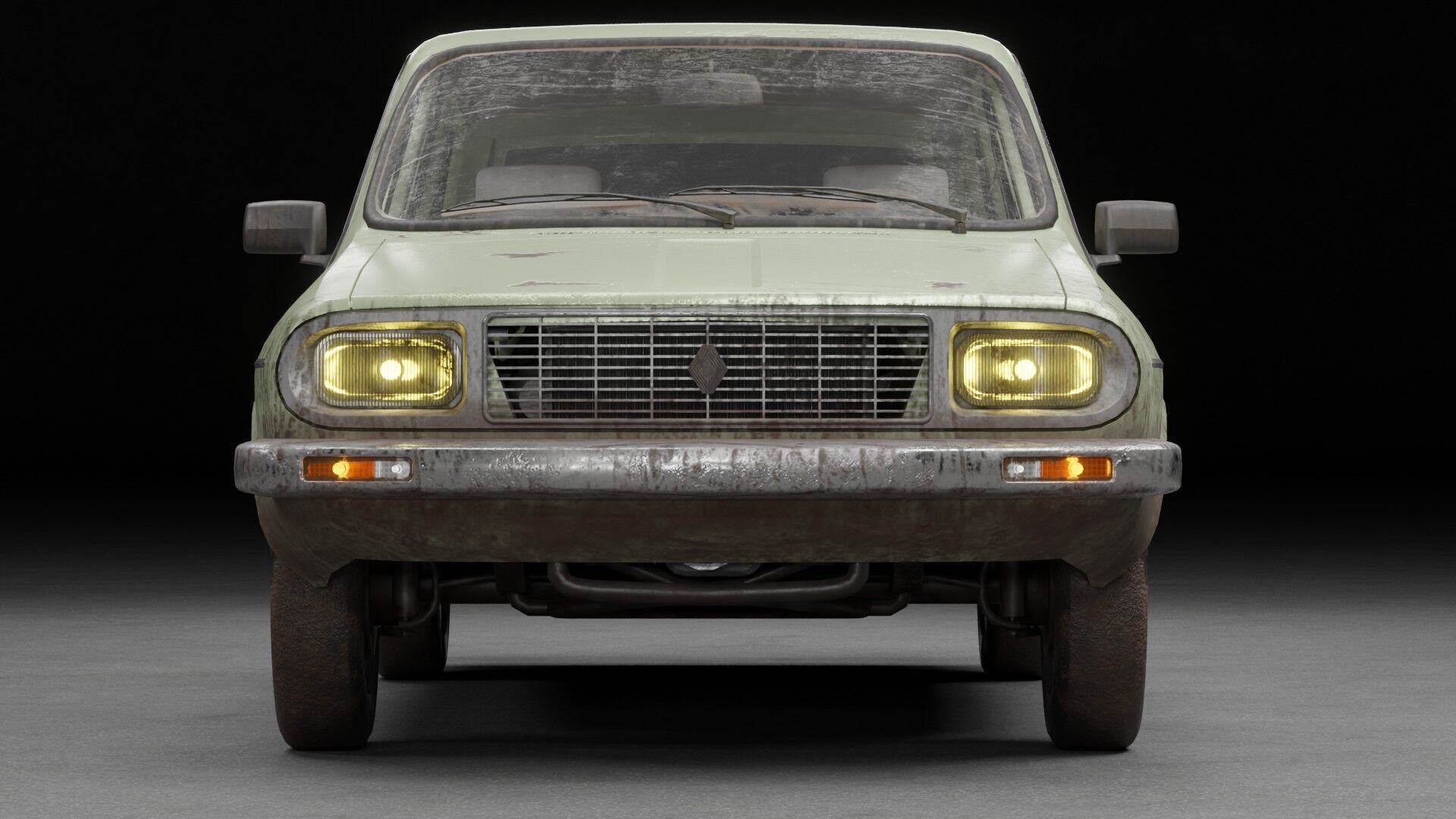 Renault 12 TSW Low-poly 3D model_7