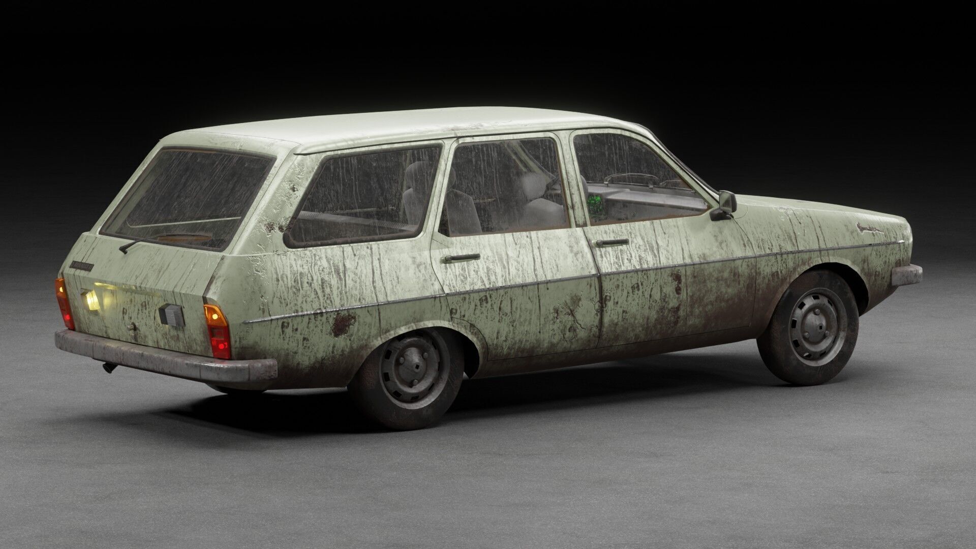Renault 12 TSW Low-poly 3D model_1