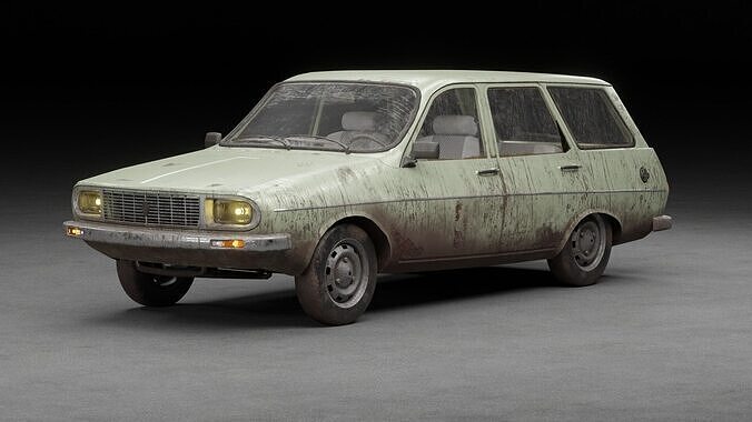 Renault 12 TSW Low-poly 3D model
