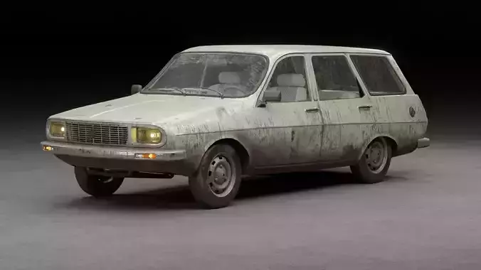 Renault 12 TSW Low-poly 3D model