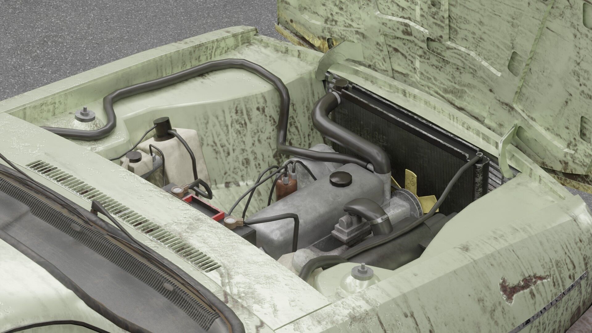 Renault 12 TSW Low-poly 3D model_5