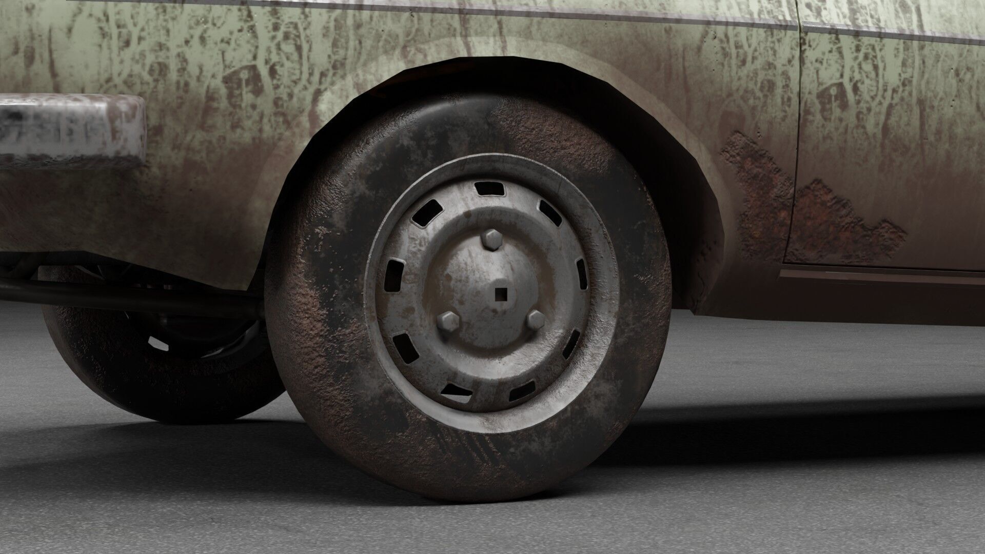 Renault 12 TSW Low-poly 3D model_3