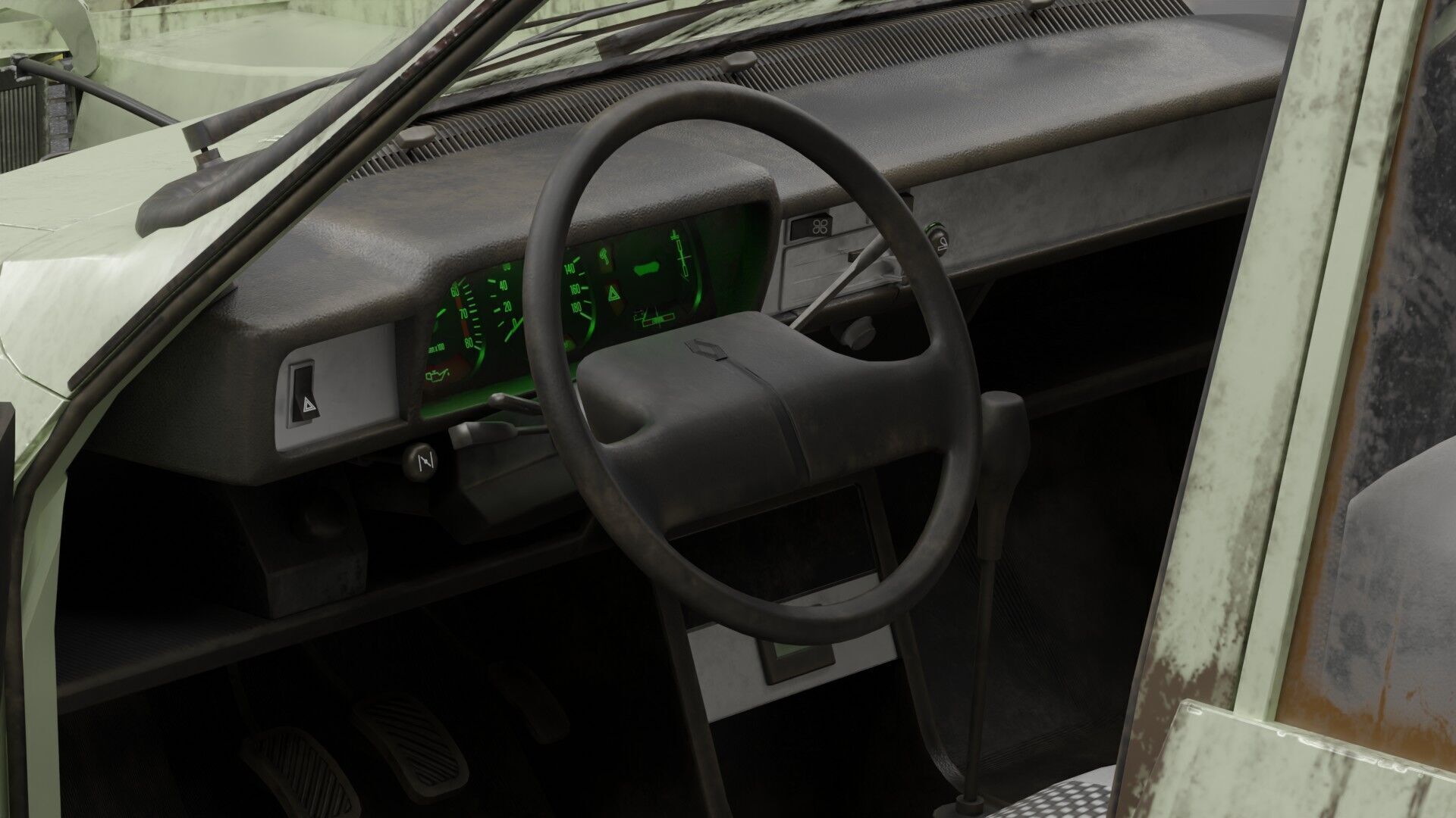 Renault 12 TSW Low-poly 3D model_8