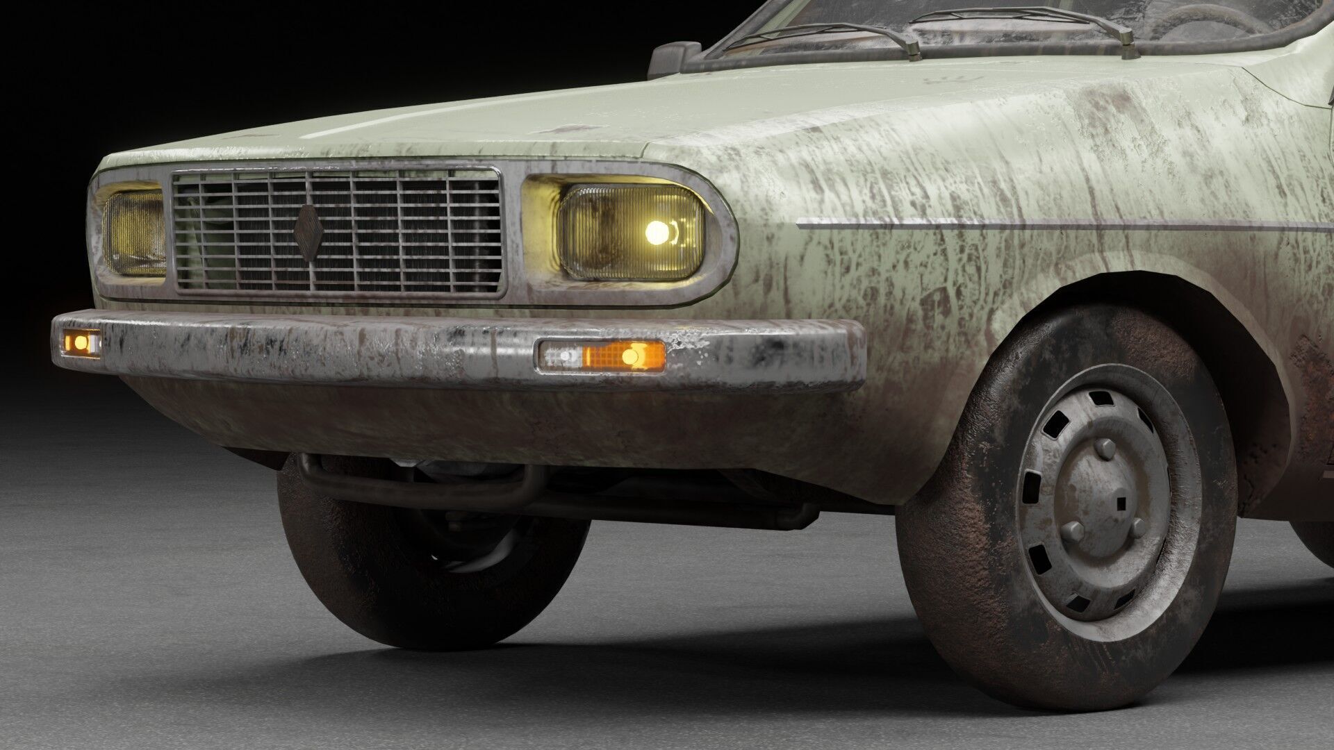 Renault 12 TSW Low-poly 3D model_6