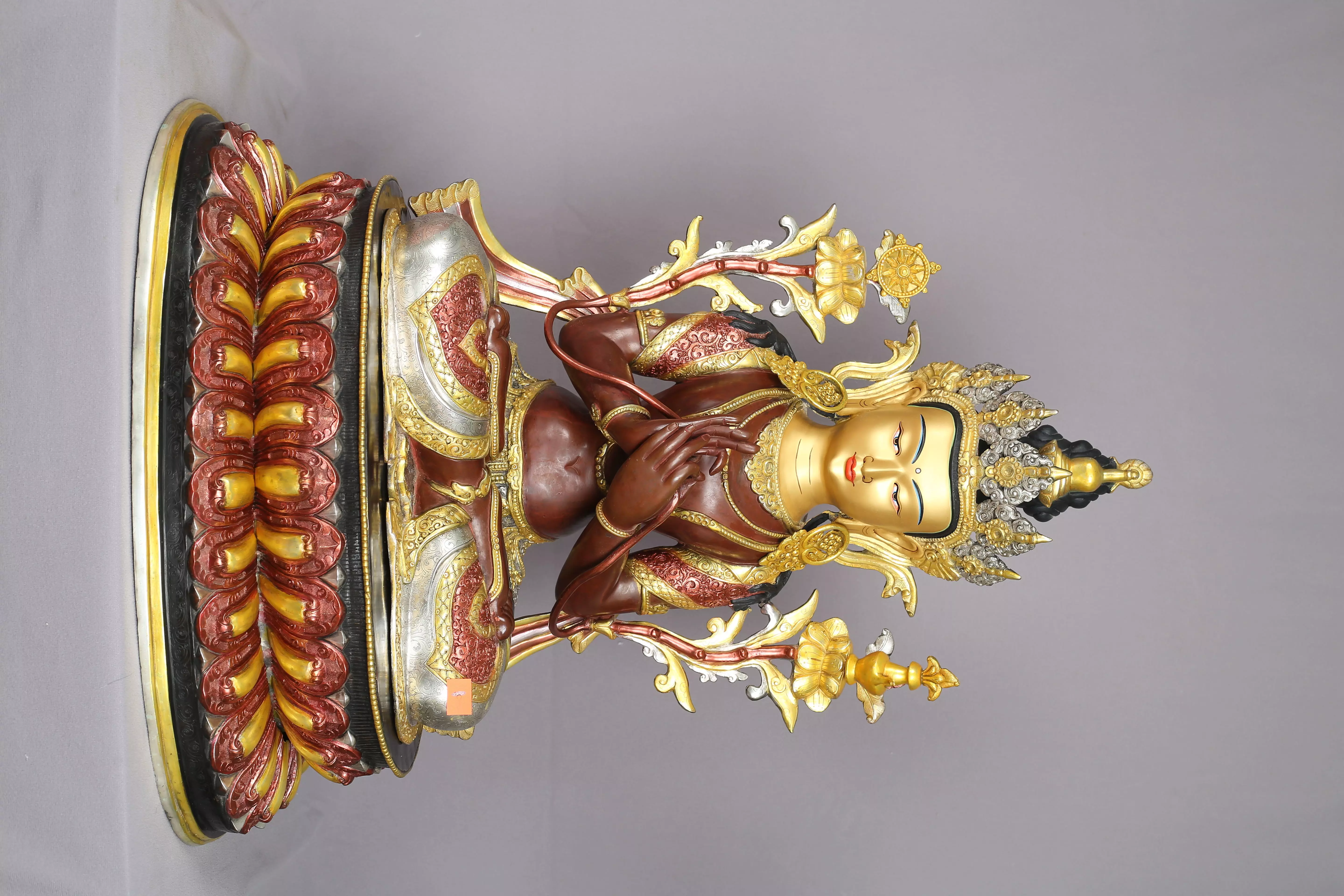 Buddha Maitreya Statue Future Buddha Low-poly 3D model_0