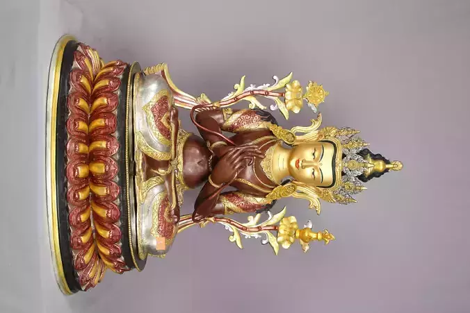 Buddha Maitreya Statue Future Buddha Low-poly 3D model