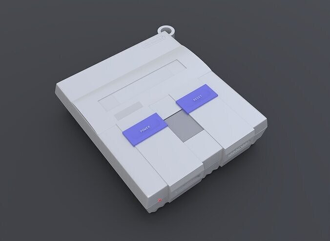 Super Nintendo 3D print model