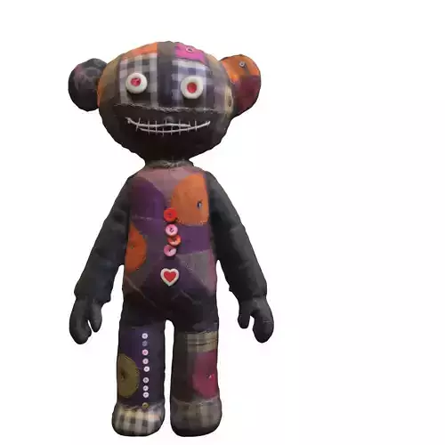 Patchwork Bear Doll