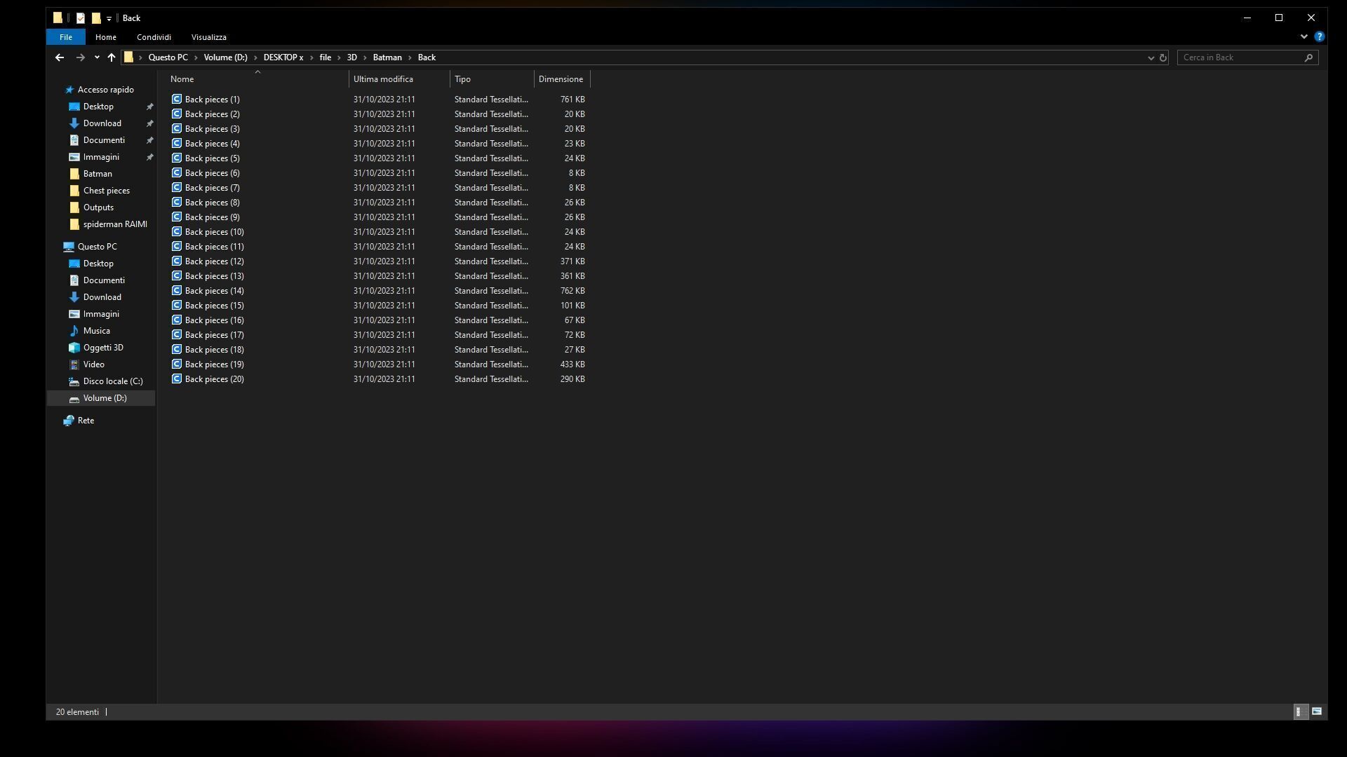Batman arkham knight Armor - check description 3D print model_59