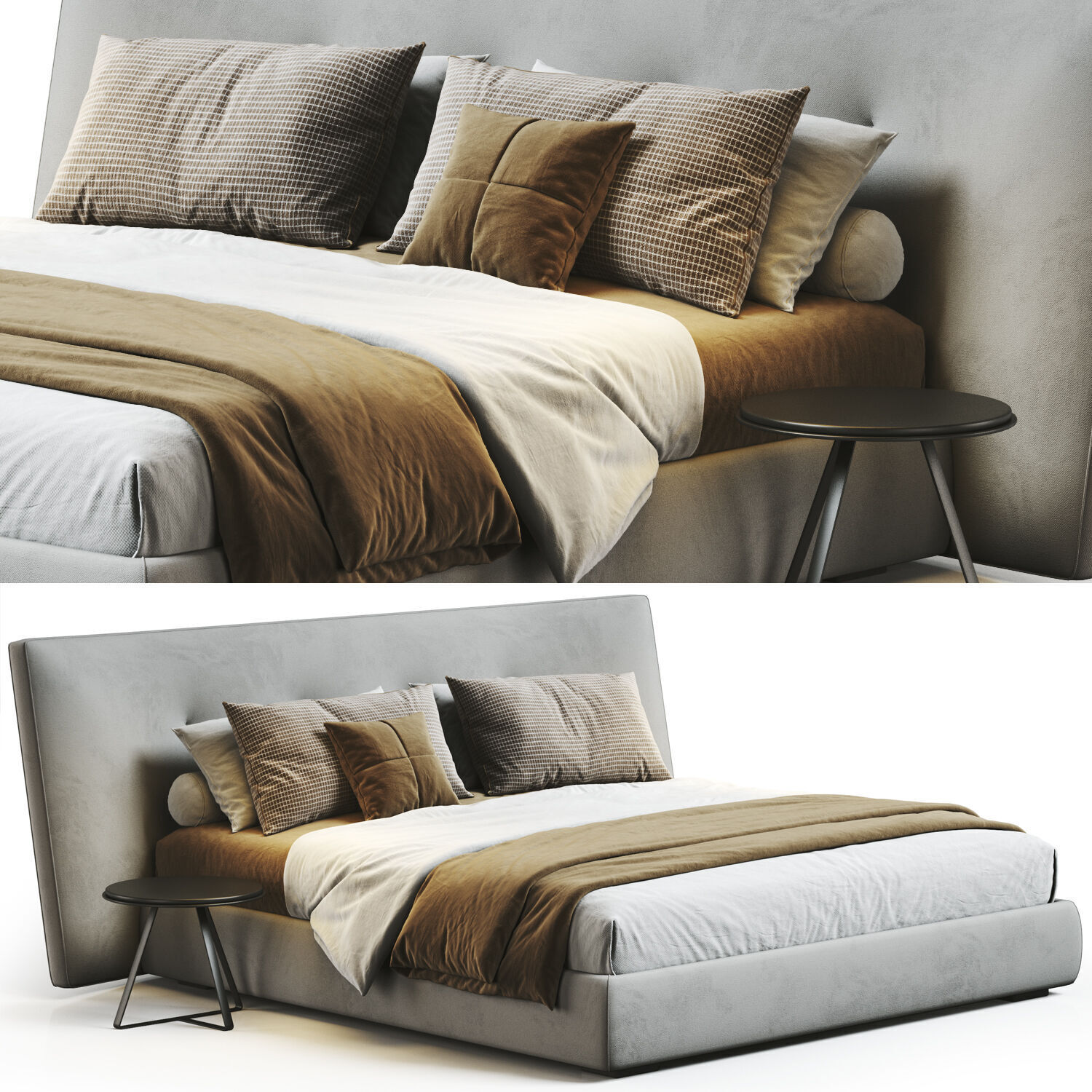 Bed Colection 03 - 10 Items 3D model 3D model_31
