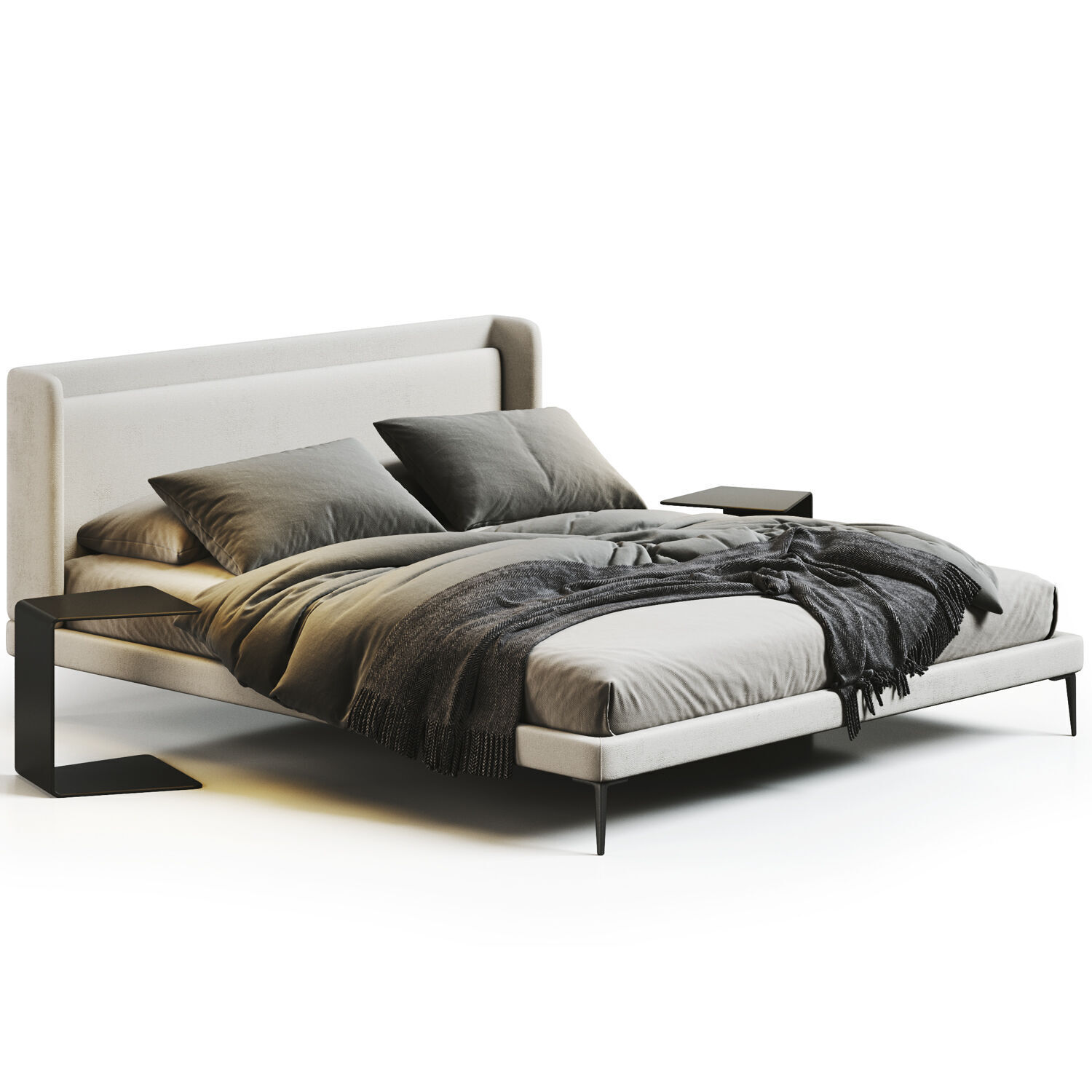 Bed Colection 03 - 10 Items 3D model 3D model_37