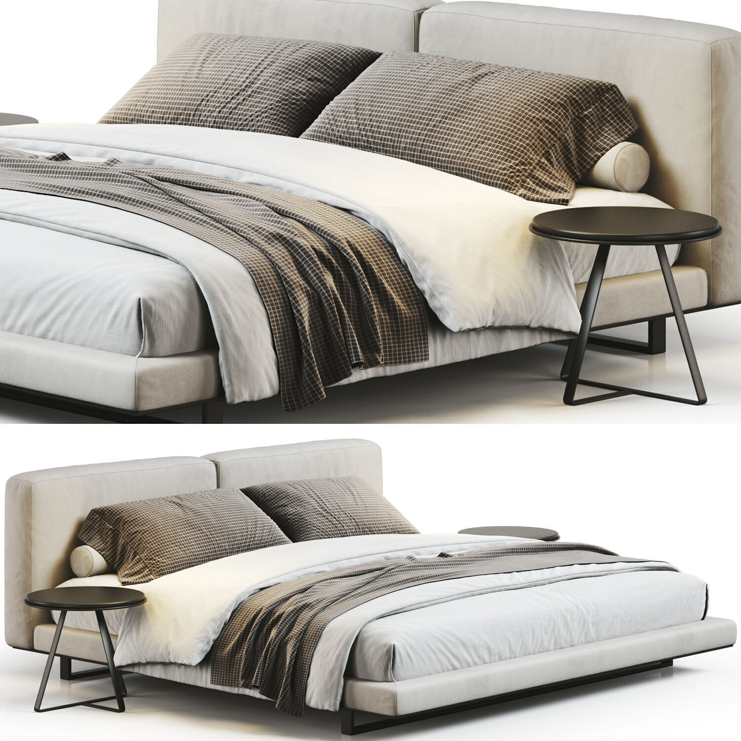 Bed Colection 03 - 10 Items 3D model 3D model_1