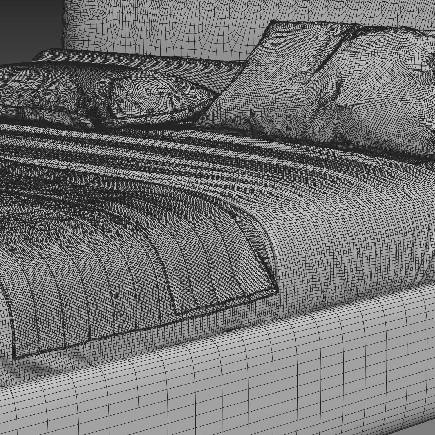 Bed Colection 03 - 10 Items 3D model 3D model_17